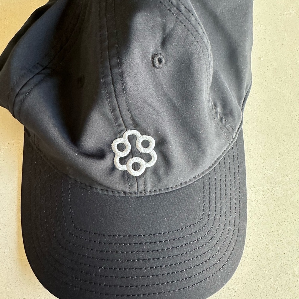 The Game Black Cap with Red and Silver Accents